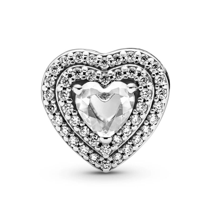 Charm Corazon Brillo