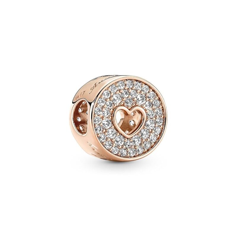 Charm Heart Redondo Rose Gold